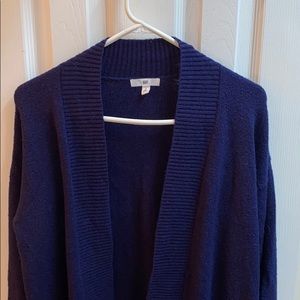 Navy cardigan